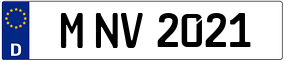 Truck License Plate